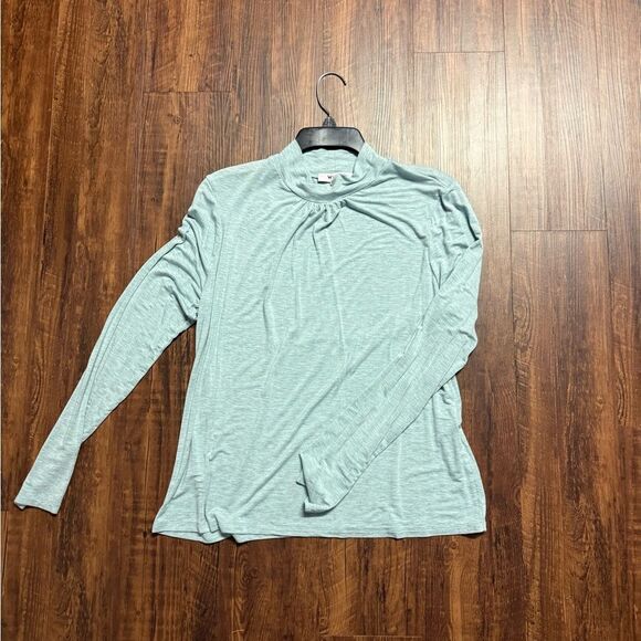 White House Black Market Tops - White House Black Market, Women's Blue/green Long Sleeve Top, large